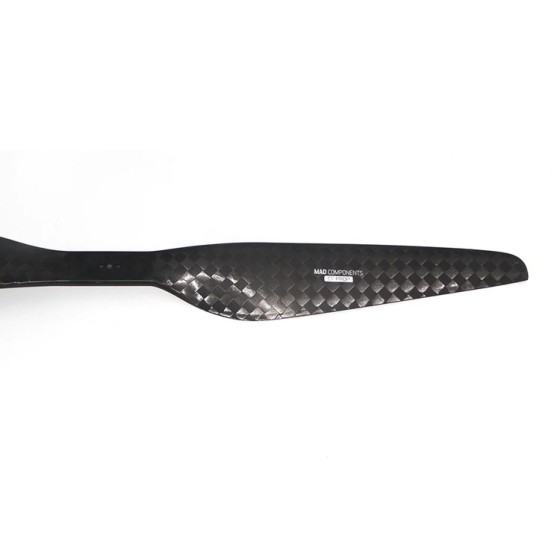 FLUXER Ultralight CF 24X7.2in Low Noise RC Plane Carbon Fiber Drone Parts Propeller for Endurance Flight